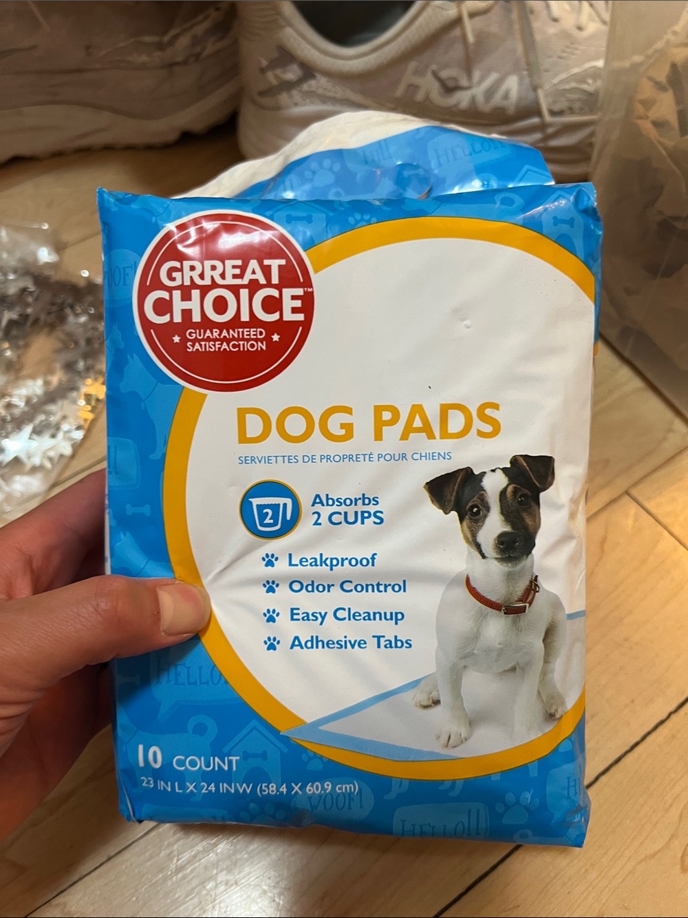 Blue Dog Pads - Leakproof Absorbent Pads (10 Count)